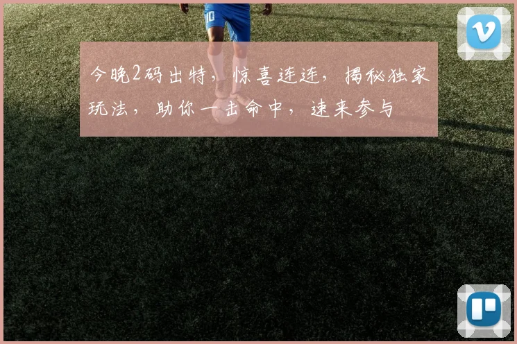 今晚2码出特，惊喜连连，揭秘独家玩法，助你一击命中，速来参与